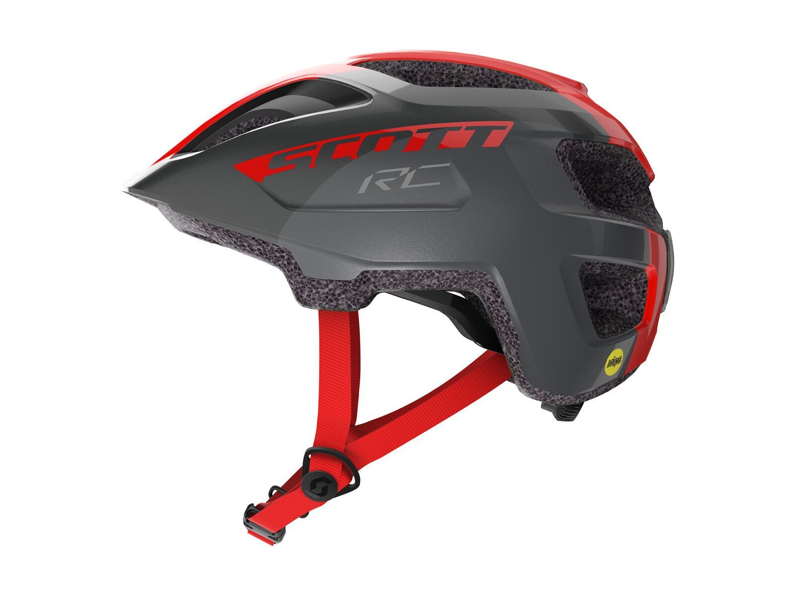 Scott Spunto Junior Plus Helmet, grey/red RC - Bild 2