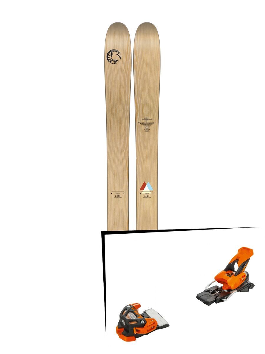 Set: Line Pescado 2018 + Tyrolia Attack 16 solid black flash orange - Bild 1