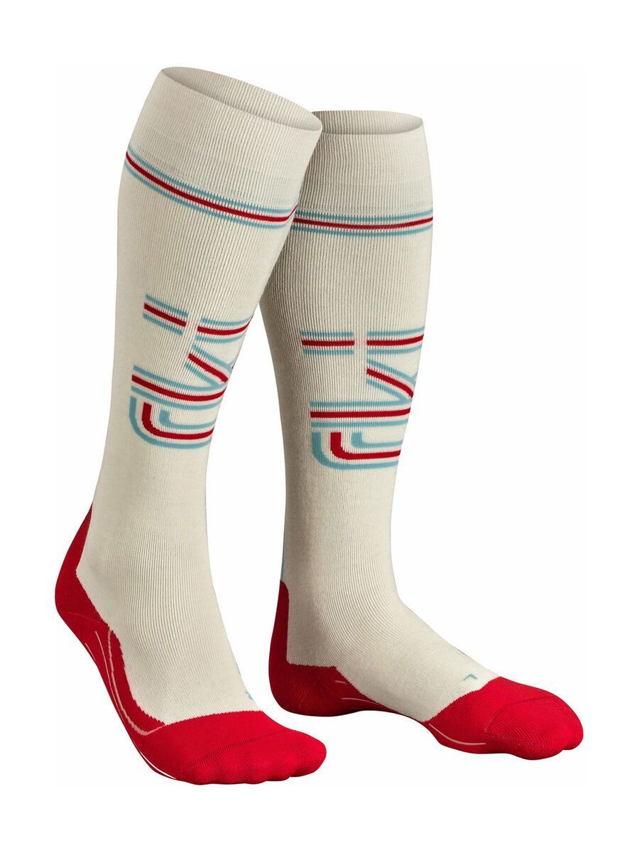 Falke SK4 Damen Skiing Kniestrümpfe, off-white - Bild 2