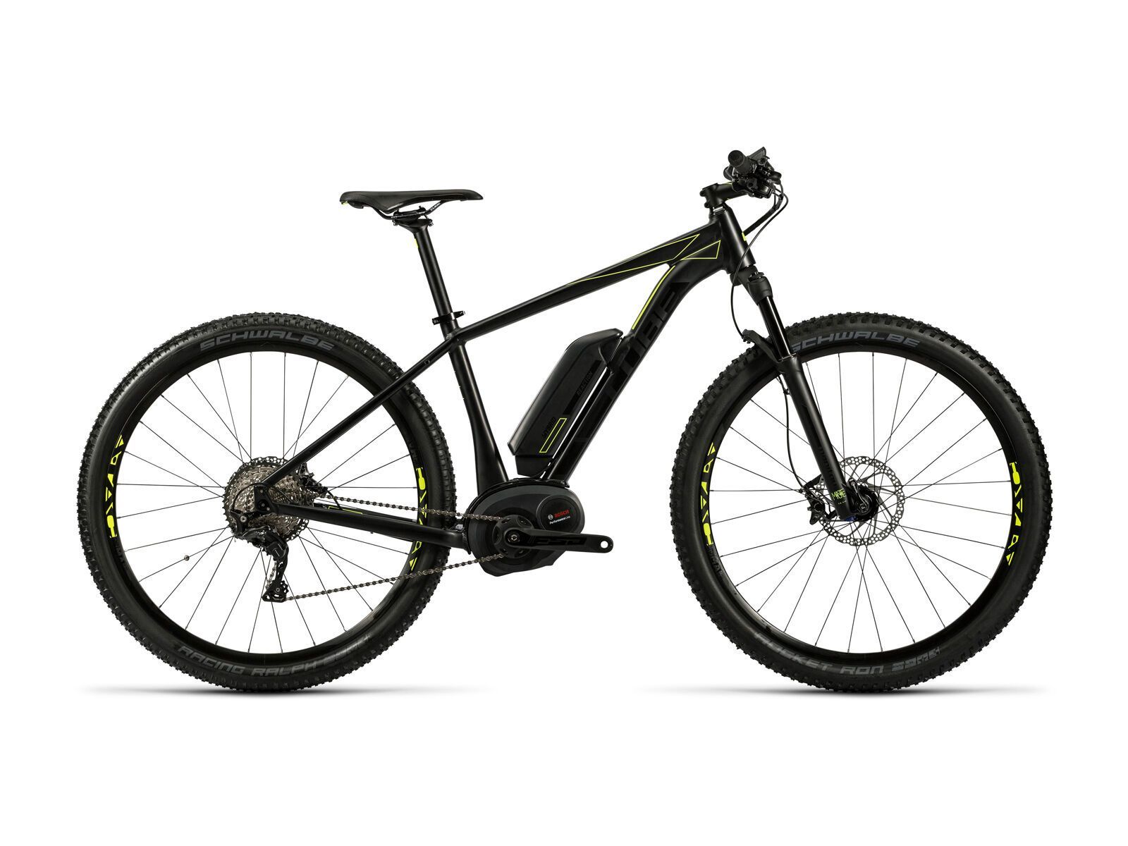 Cube Reaction Hybrid HPA SL 500 29, black´n´flashyellow - Bild 1