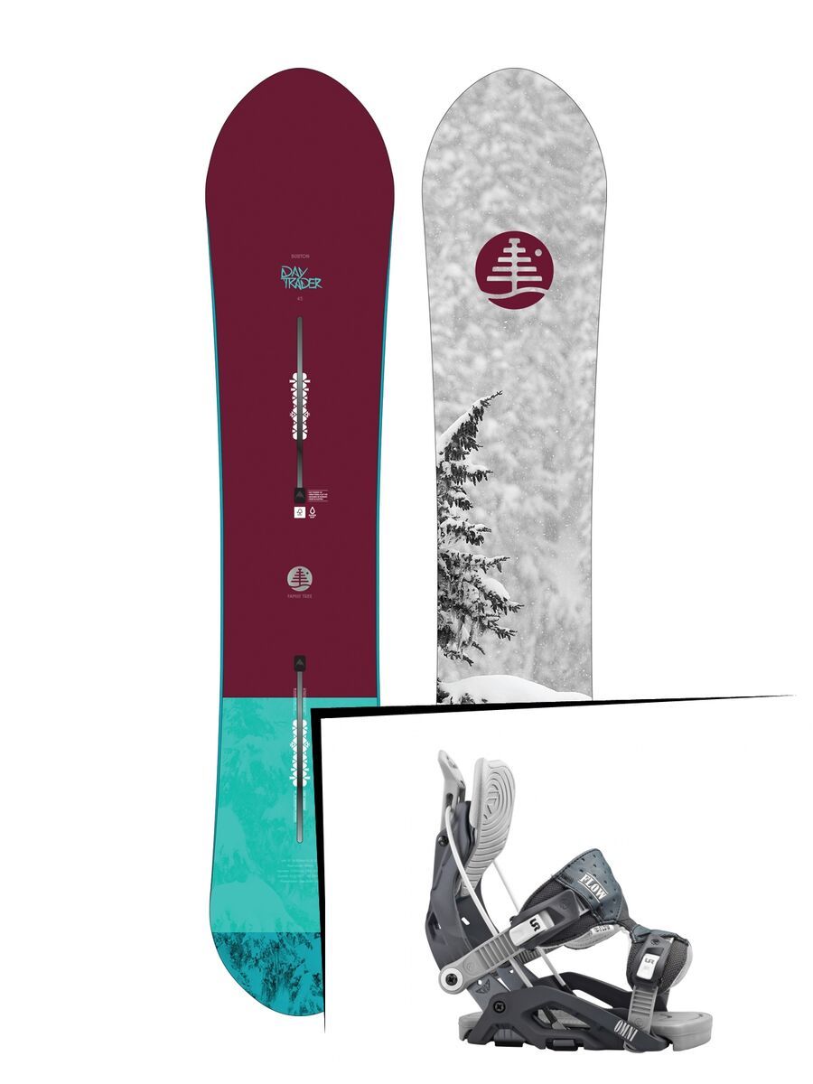Set: Burton Day Trader 2017 + Flow Omni (1513199S) - Bild 1