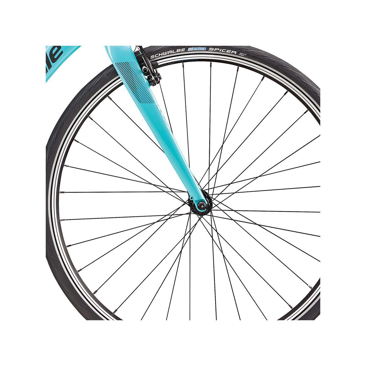 Cannondale Quick 4 Women's, turquoise w/ nearly black and teal, reflective detail, gloss - TRQ - Bild 2