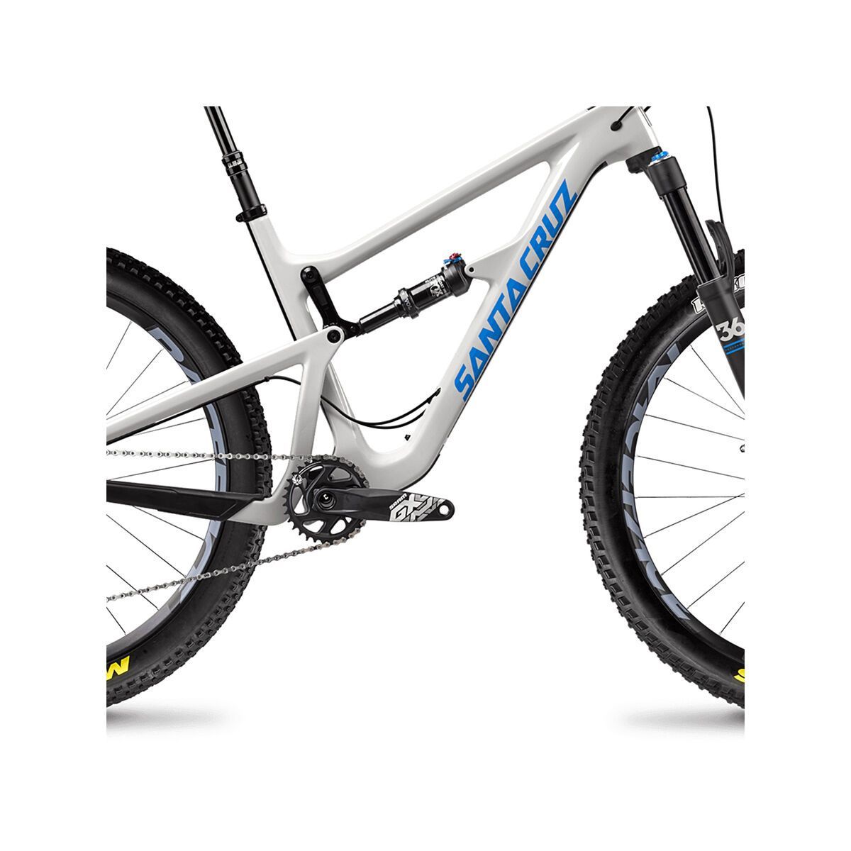 Santa Cruz Hightower C S 27.5 Plus, gloss cannery grey and blue - Bild 4