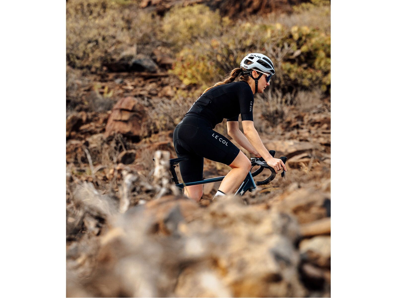 Le Col Womens Pro Bib Shorts II, black/white - Bild 12