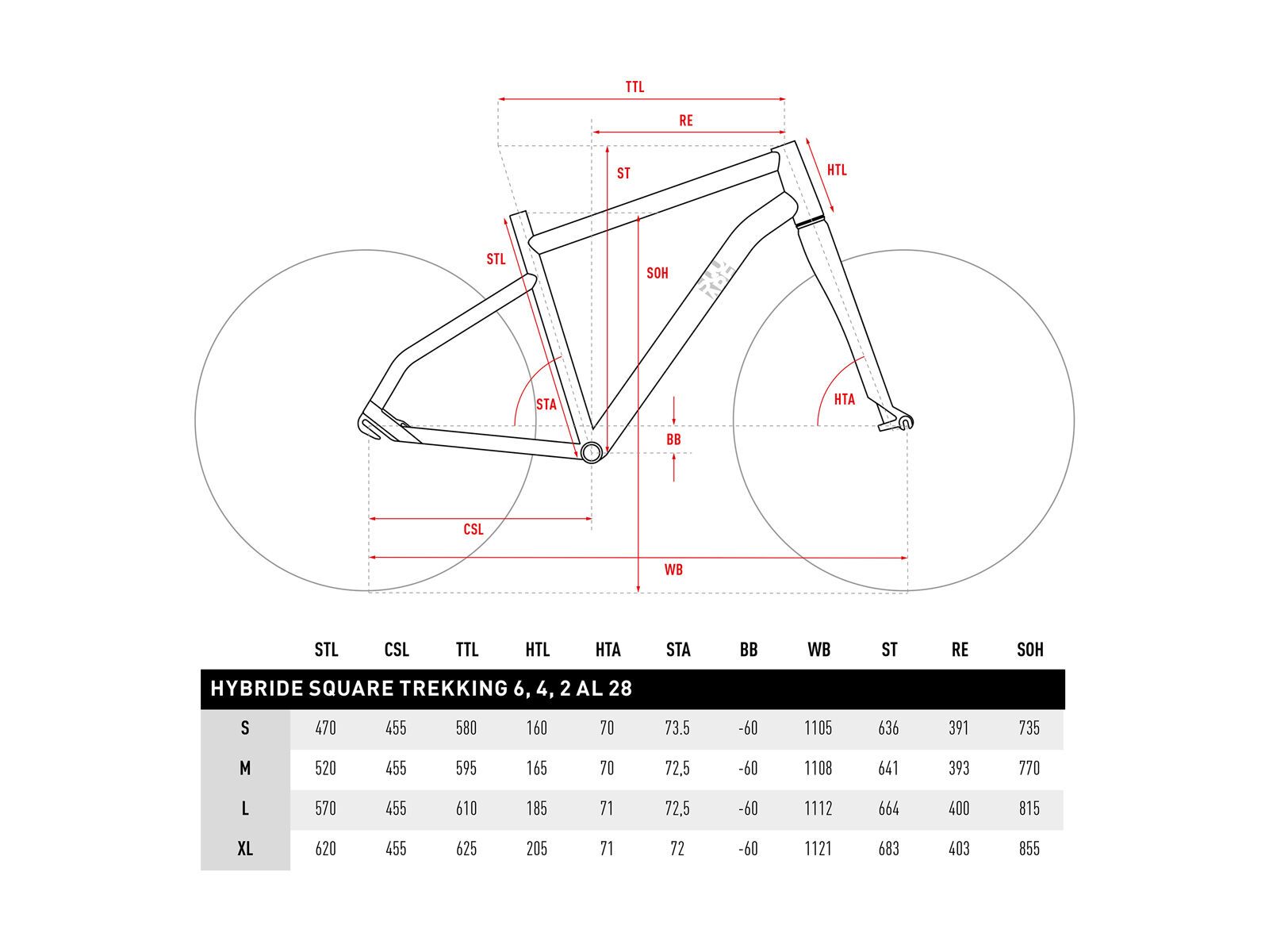 Ghost Hybride Square Trekking 6, night black/urban grey/neon red - Bild 6