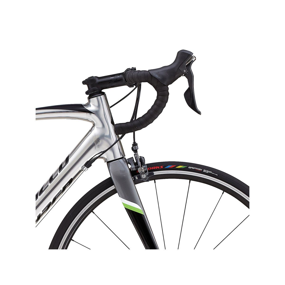 Specialized Allez DSW SL Expert, polished/tarmac black/monster green/gray/white - Bild 5