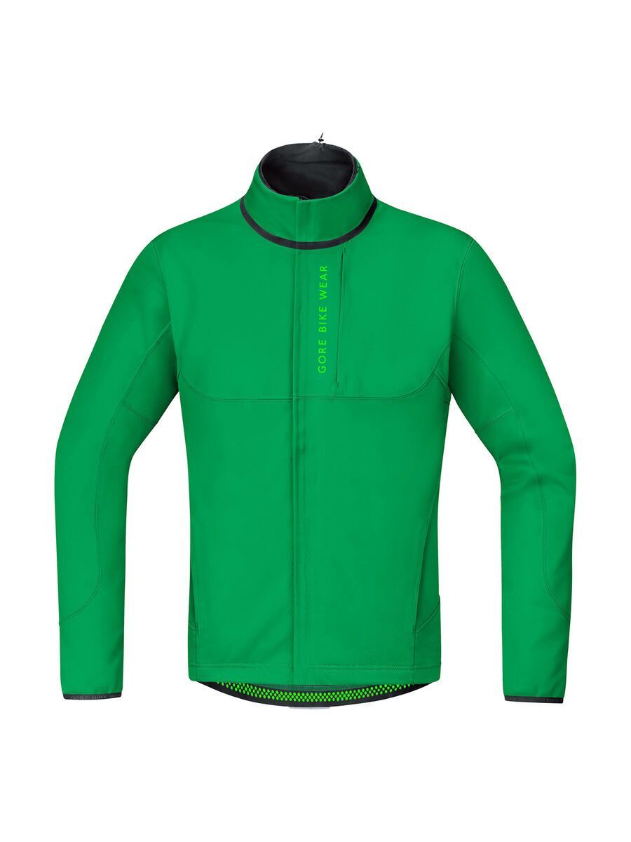 Gore Bike Wear Power Trail Windstopper SO Thermo Jacke, fresh green - Bild 1
