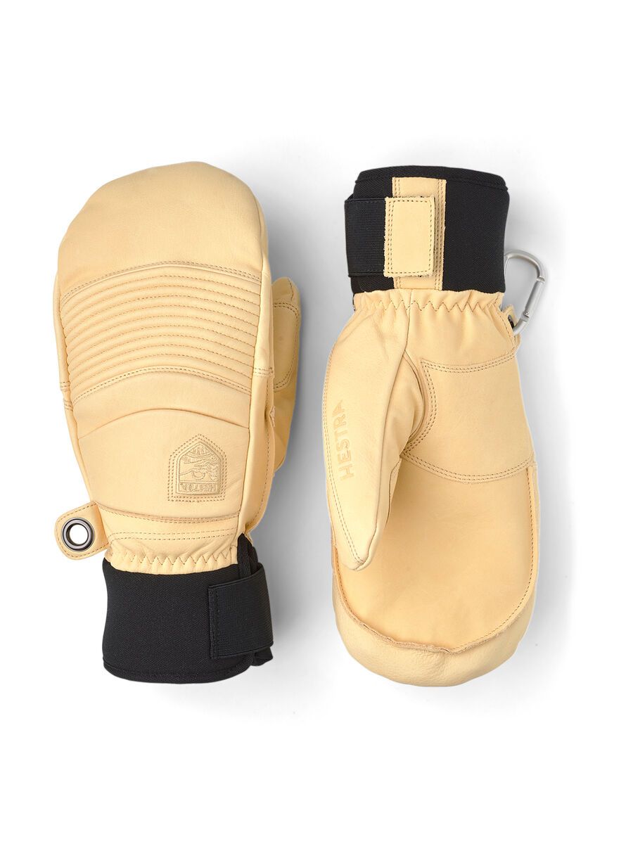 Hestra Leather Fall Line Mitt, natural brown - Bild 1