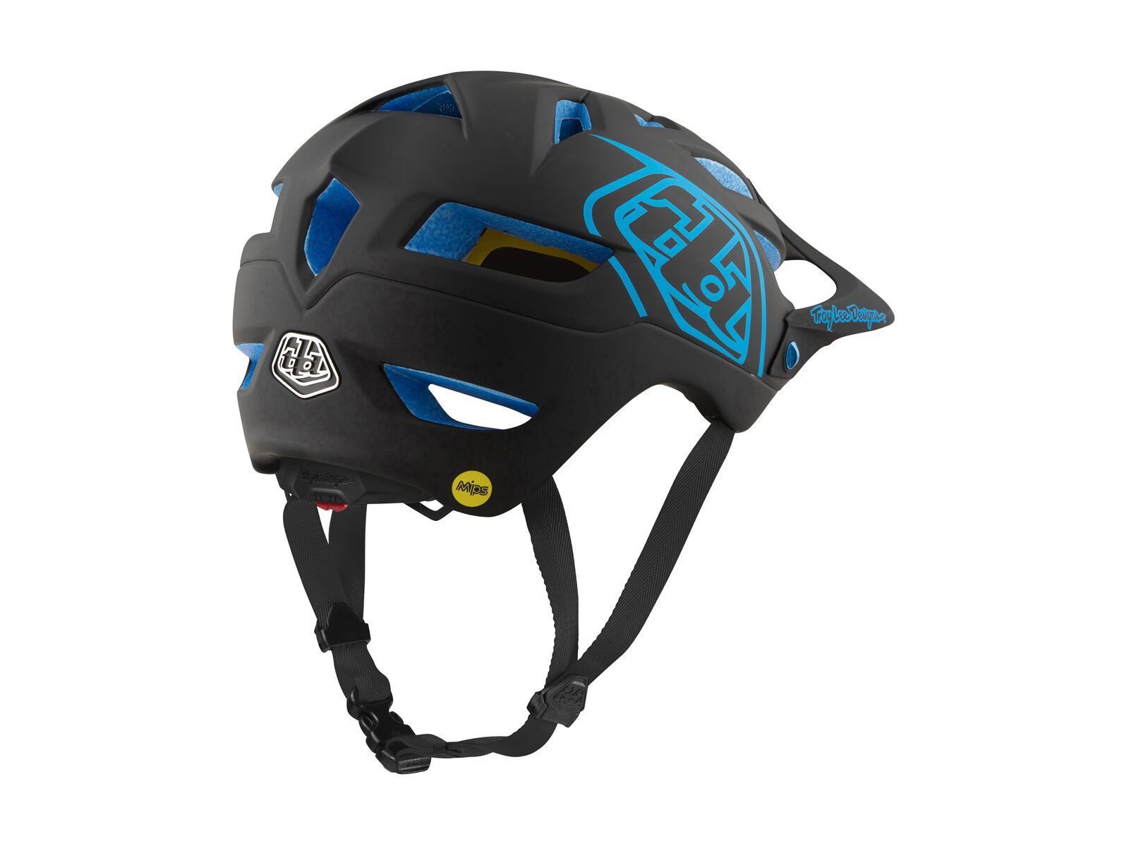 TroyLee Designs A1 Classic Helmet MIPS, black/blue - Bild 4