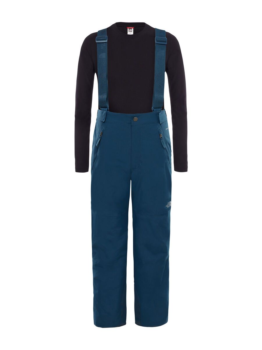 The North Face Youth Snowquest Suspender Plus Pant, blue wing teal - Bild 1