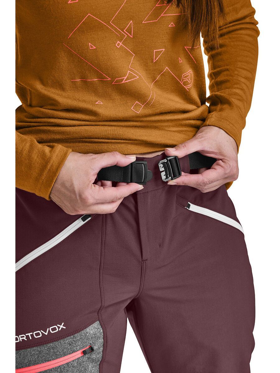 Ortovox Merino Airsolation Cevedale Pants W, dark pacific - Bild 3