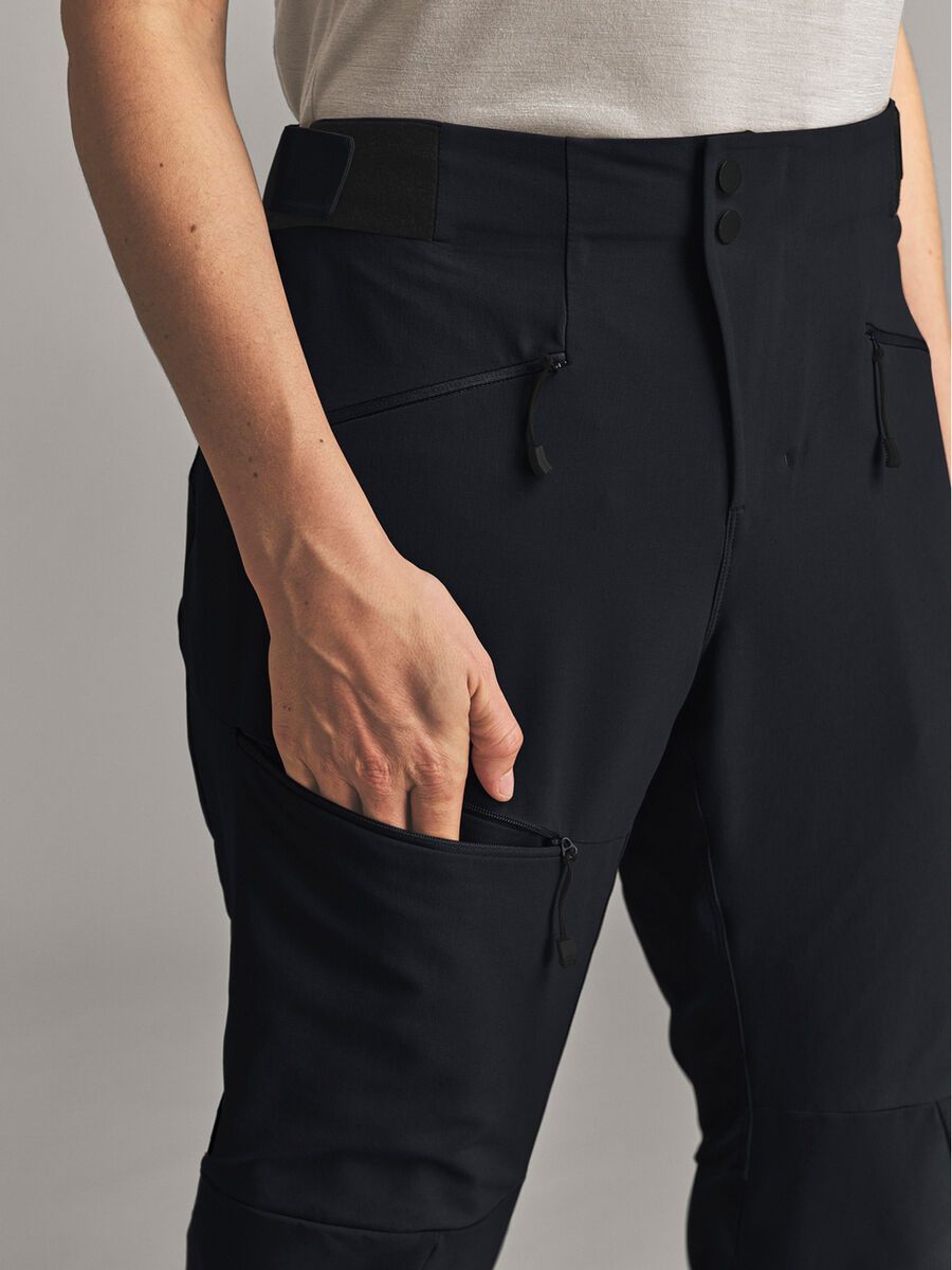 Ortovox Ortler Softshell Pants W, black raven - Bild 8