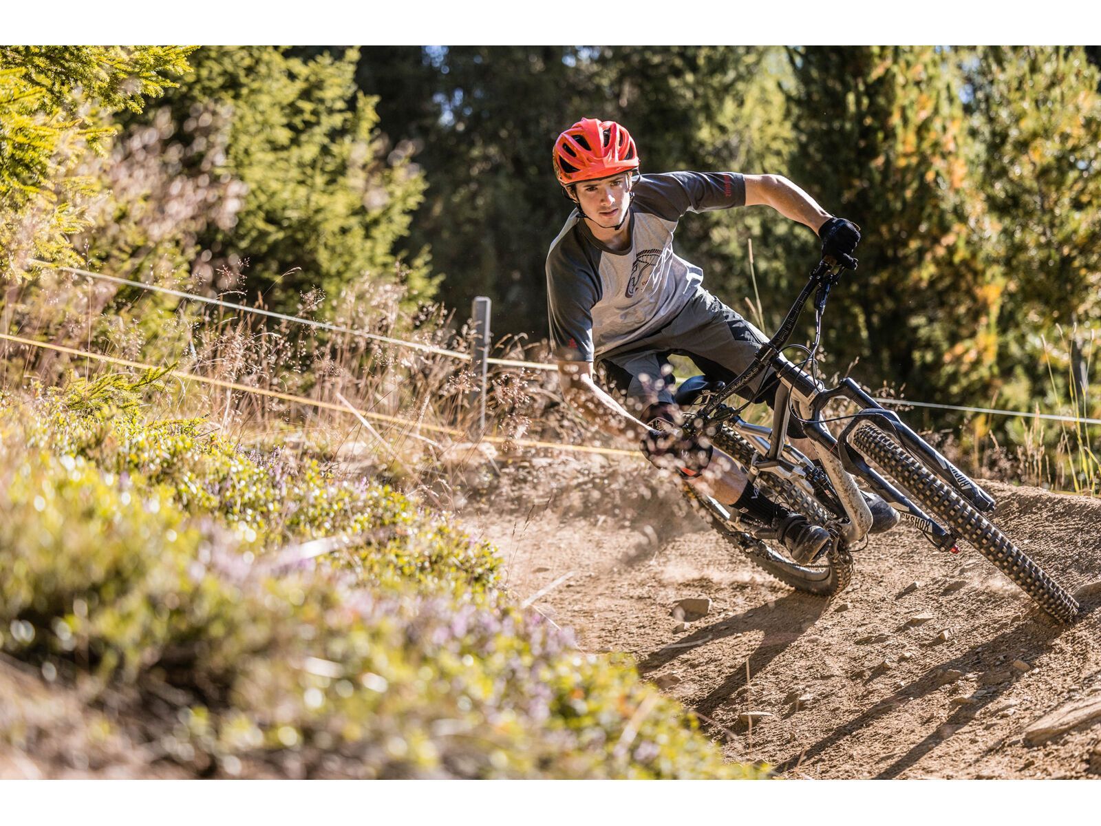 Zimtstern PureFlowz Shirt SS Men’s, glacier grey melange/gun metal - Bild 4