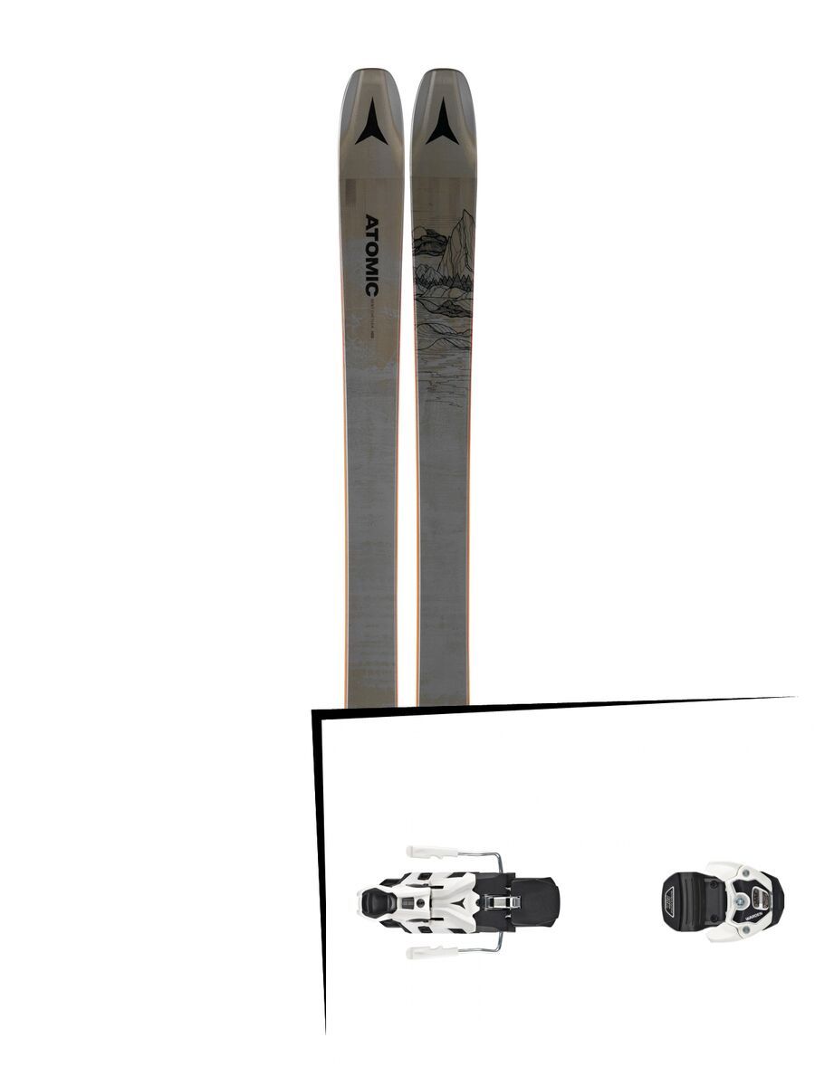 Set: Atomic Bent Chetler 100 2019 + Atomic Warden MNC 13 white - Bild 1