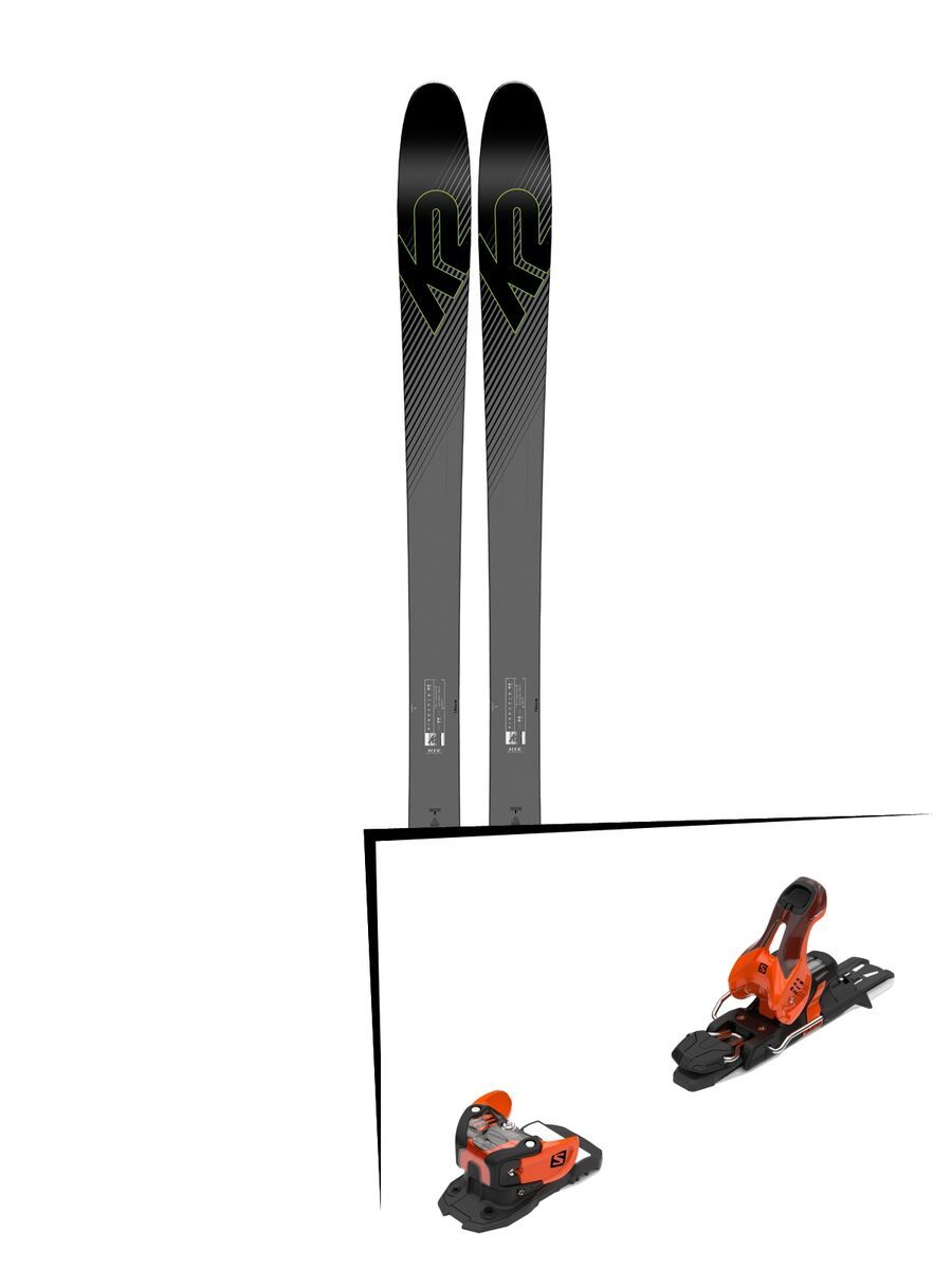 Set: K2 SKI Pinnacle 95Ti 2019 + Salomon Warden 11 orange/black - Bild 1