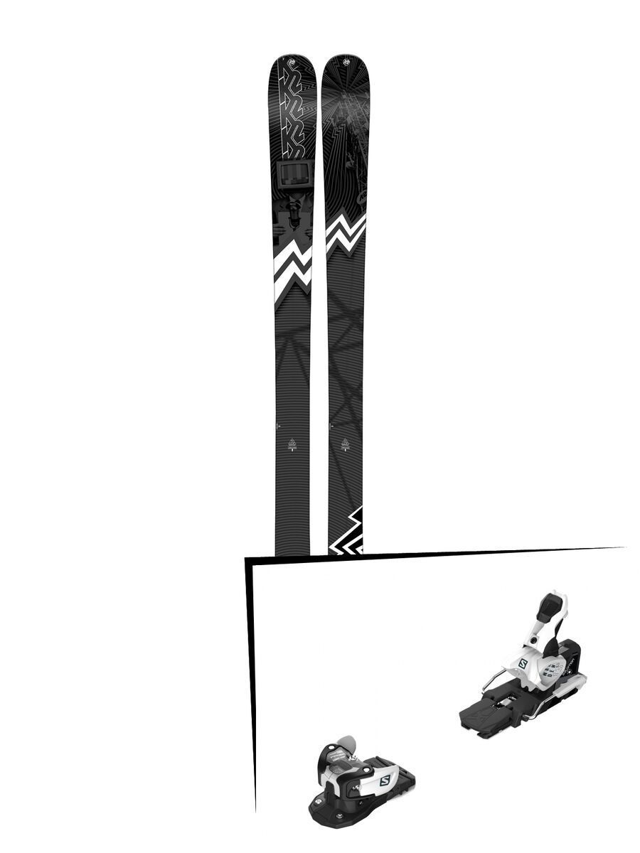 Set: K2 SKI Press 2019 + Salomon Warden MNC 13 white/black - Bild 1