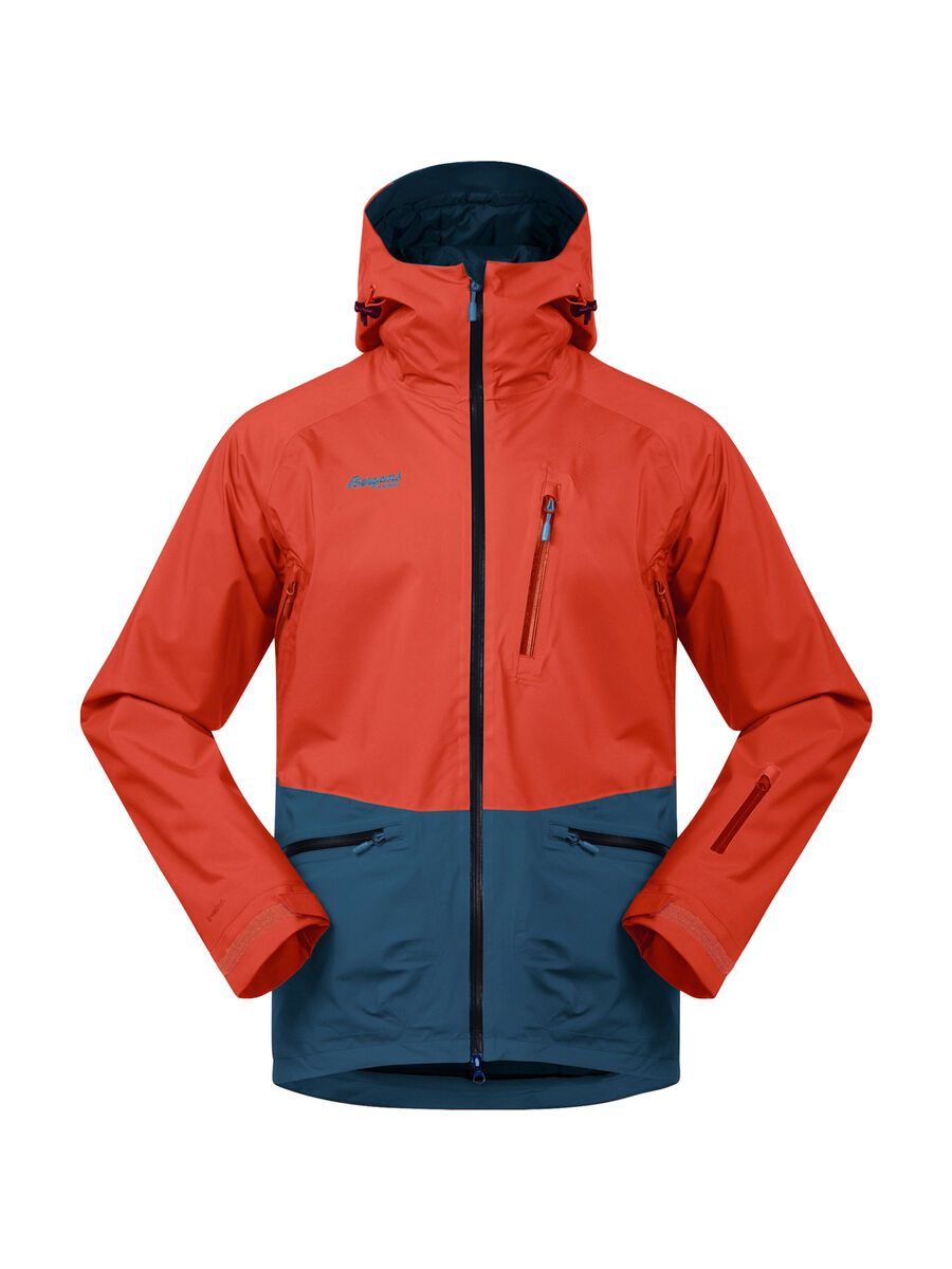 Bergans Myrkdalen Insulated Jacket, lava/stone blue/navy - Bild 1
