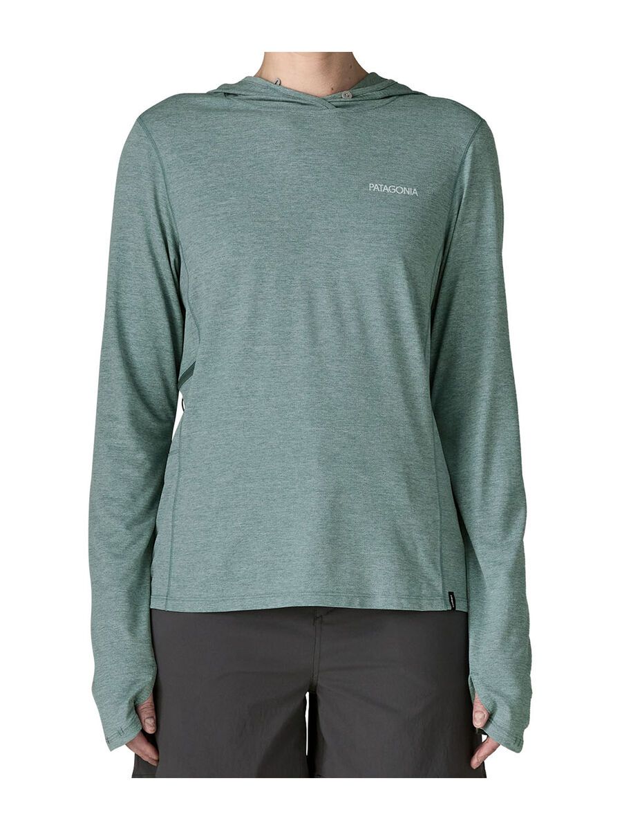 Patagonia Women's Capilene Cool Sun Hoody - Peak Visions, nouveau green/blue sage x-dye - Bild 1