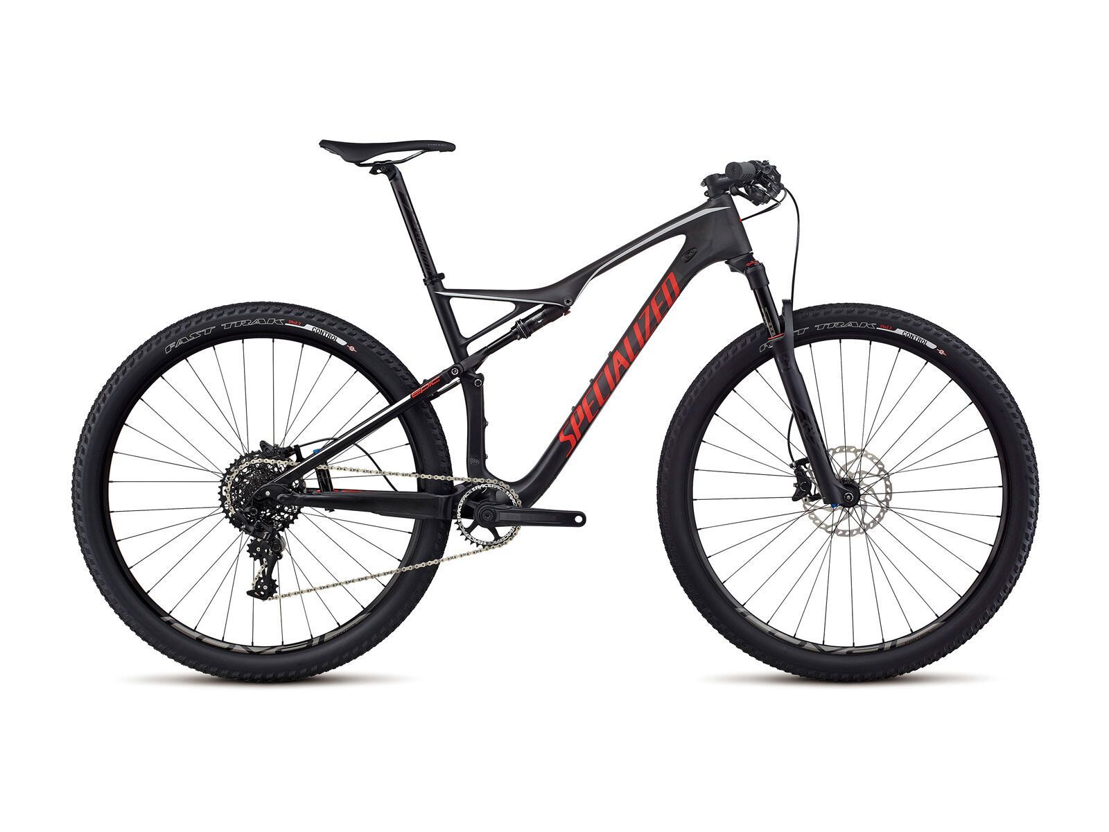 Specialized Epic FSR Expert Carbon World Cup 29, satin carbon/nordic red/kool silver - Bild 1