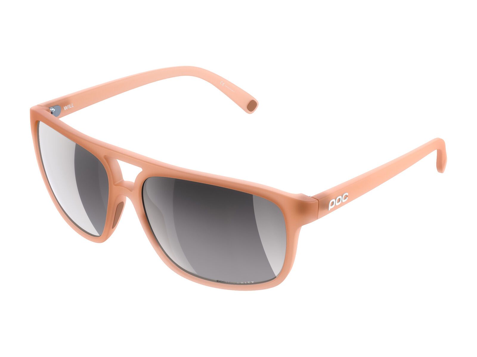 POC Will Clarity Road Silver Mirror, light citrine orange - Bild 1