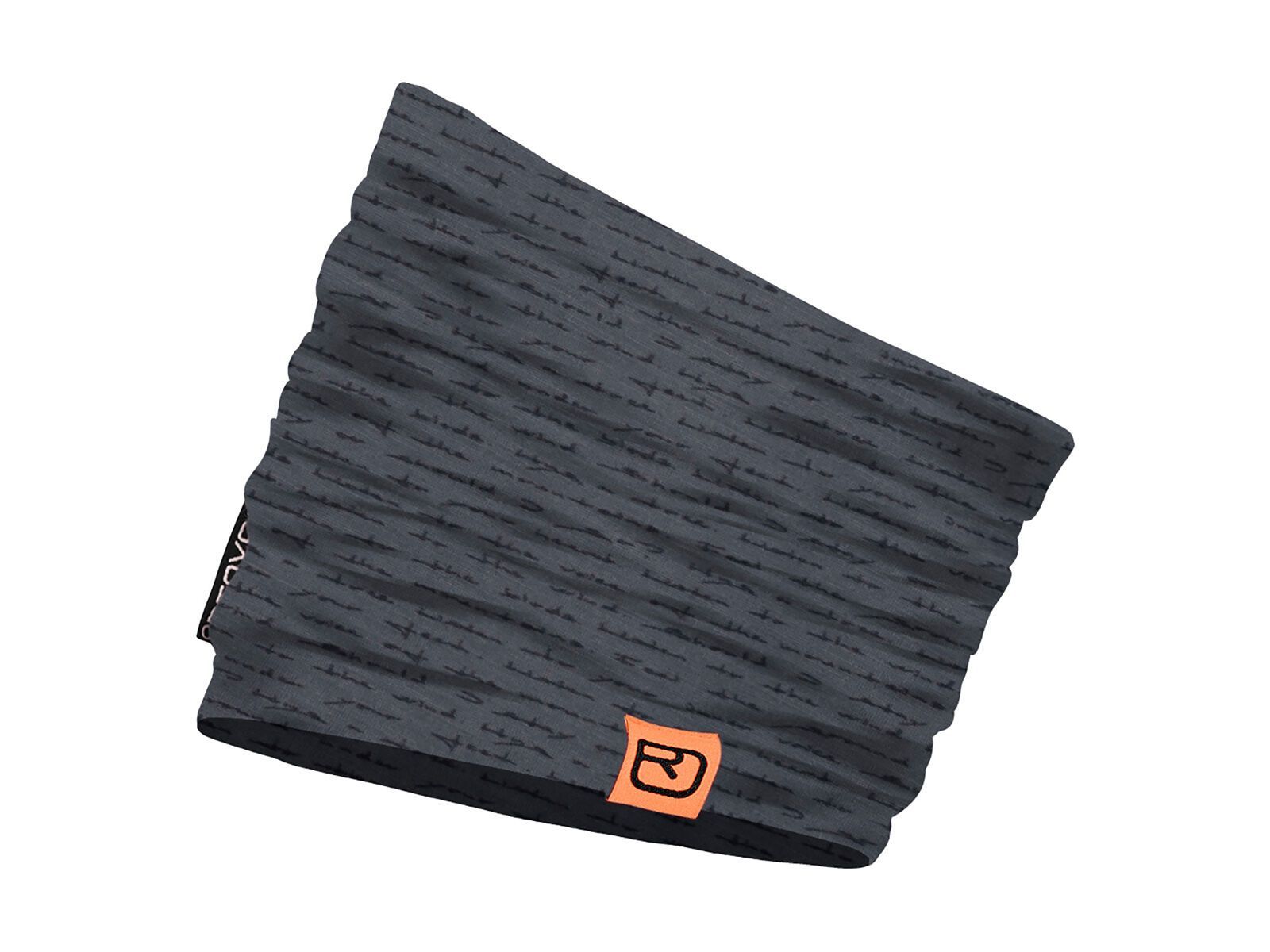 Ortovox 120 Tec Print Neckwarmer, black steel - Bild 1