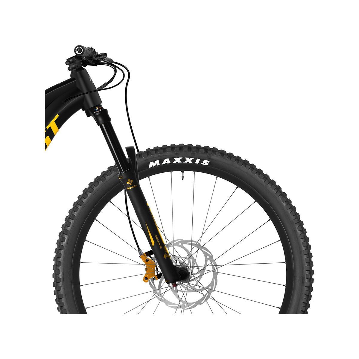 Ghost Hybride SL AMR S3.7+ AL, night black/spectra yellow/iridium silver - Bild 7