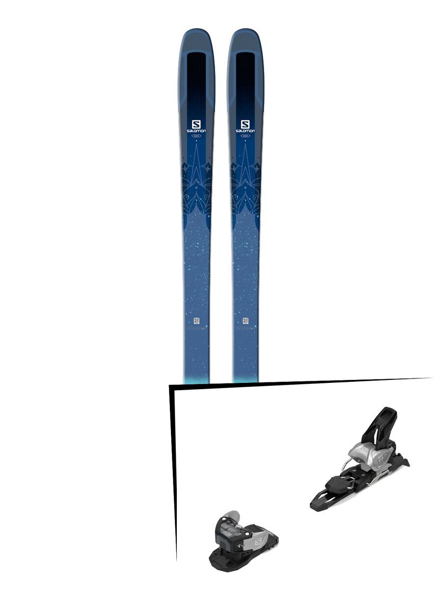 Set: Salomon QST Lux 92 2018 + Salomon Warden MNC 11 silver/black - Bild 1