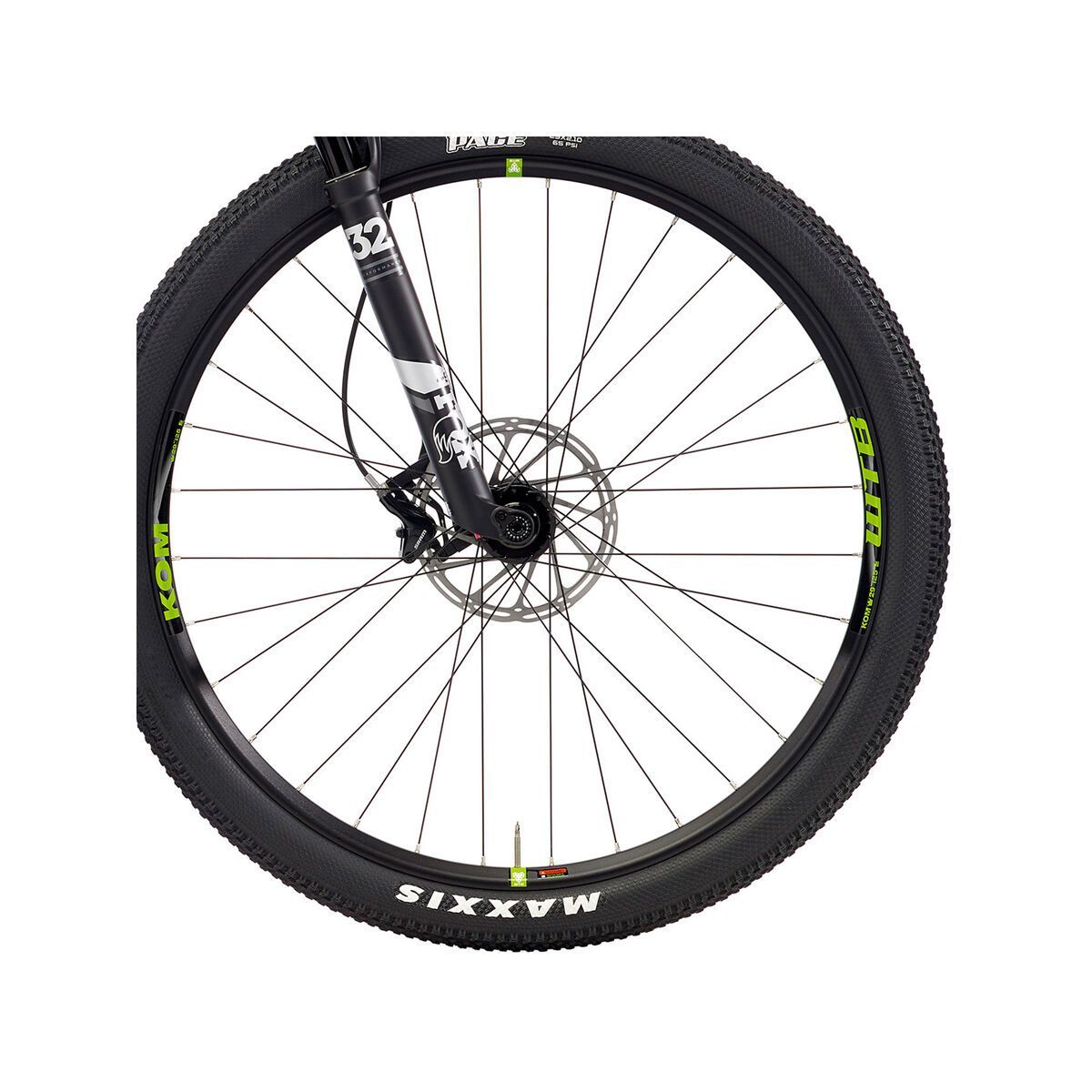 Kona Hei Hei Race DL, matt lime & black w/ black, purple & lime decals - Bild 3