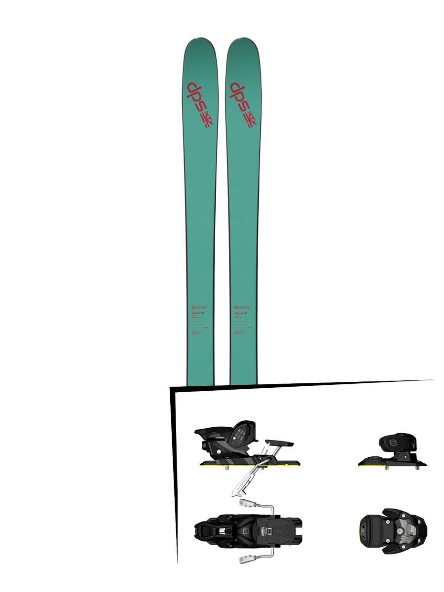 DPS Skis Set: Cassiar 95 Pure3 2016 + Salomon Warden MNC 13 - Bild 1