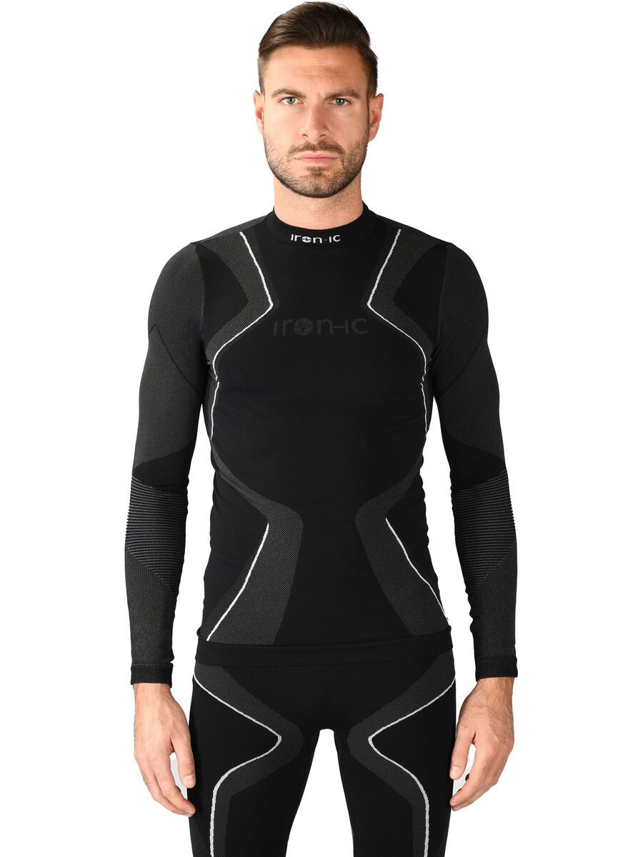 Iron-ic Long-Sleeve T-Shirt Performance 3DN - Man, black - Bild 1