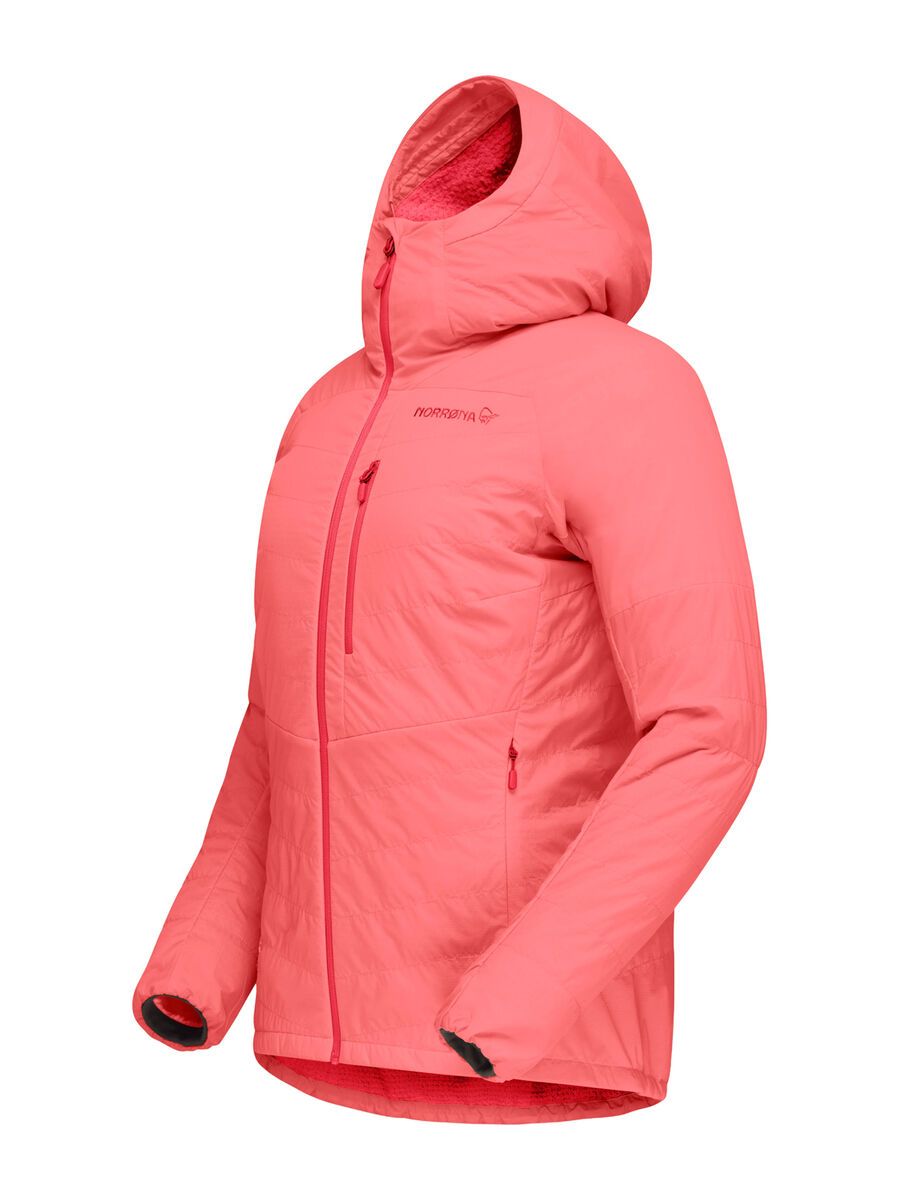 Norrona lyngen Alpha100 Zip Hood W's, calypso coral - Bild 3
