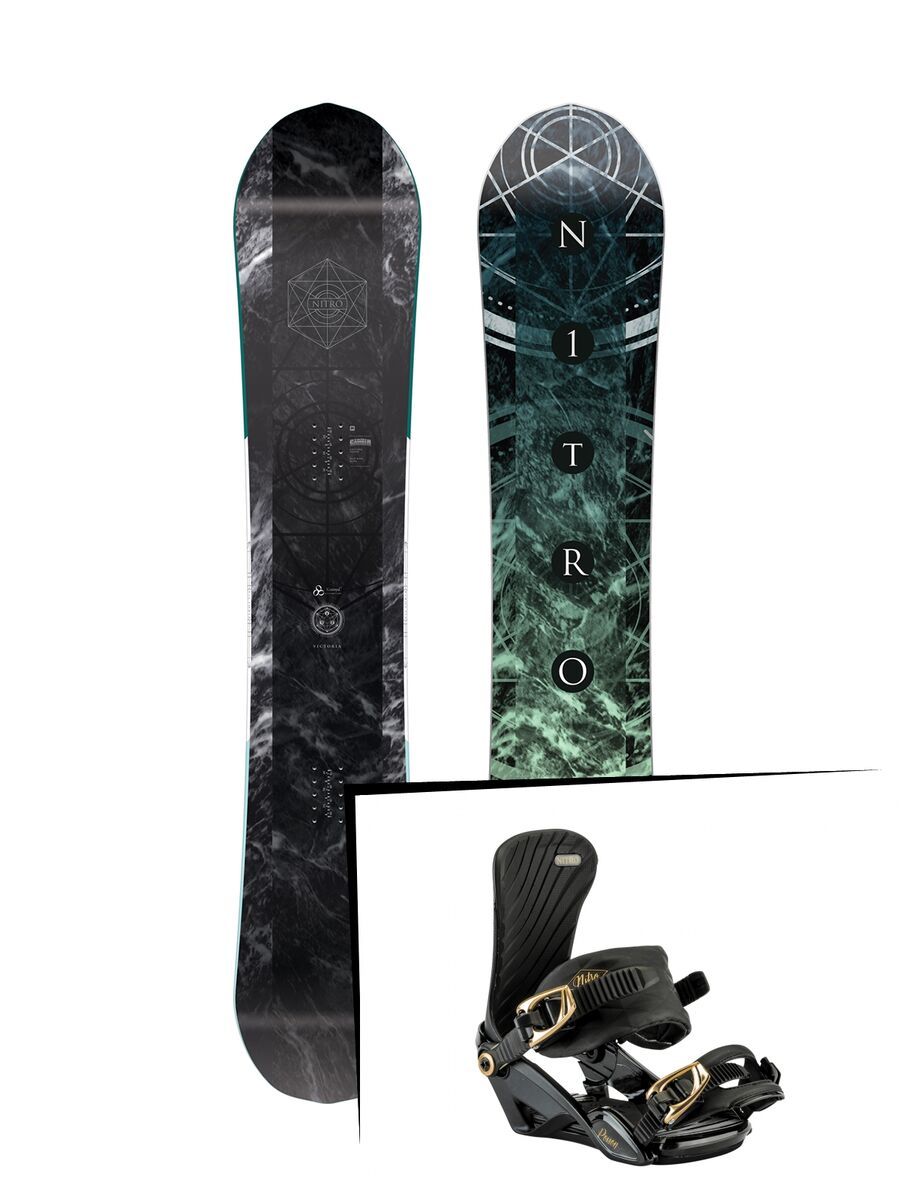 Set: Nitro Victoria 2019 + Nitro Poison black silk - Bild 1