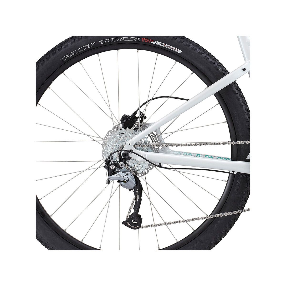 Specialized Jynx Sport 650b, gloss dirty white/emerald/shadow silver - Bild 4