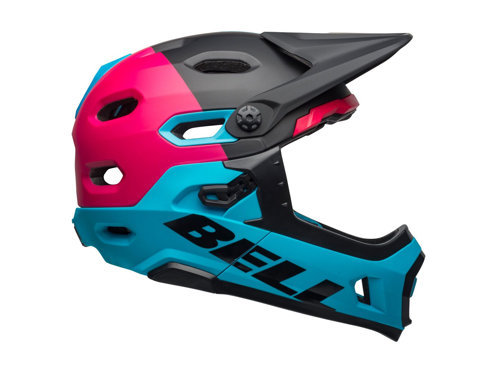 Bell Super DH MIPS, matte/gloss black/berry/blue - Bild 4