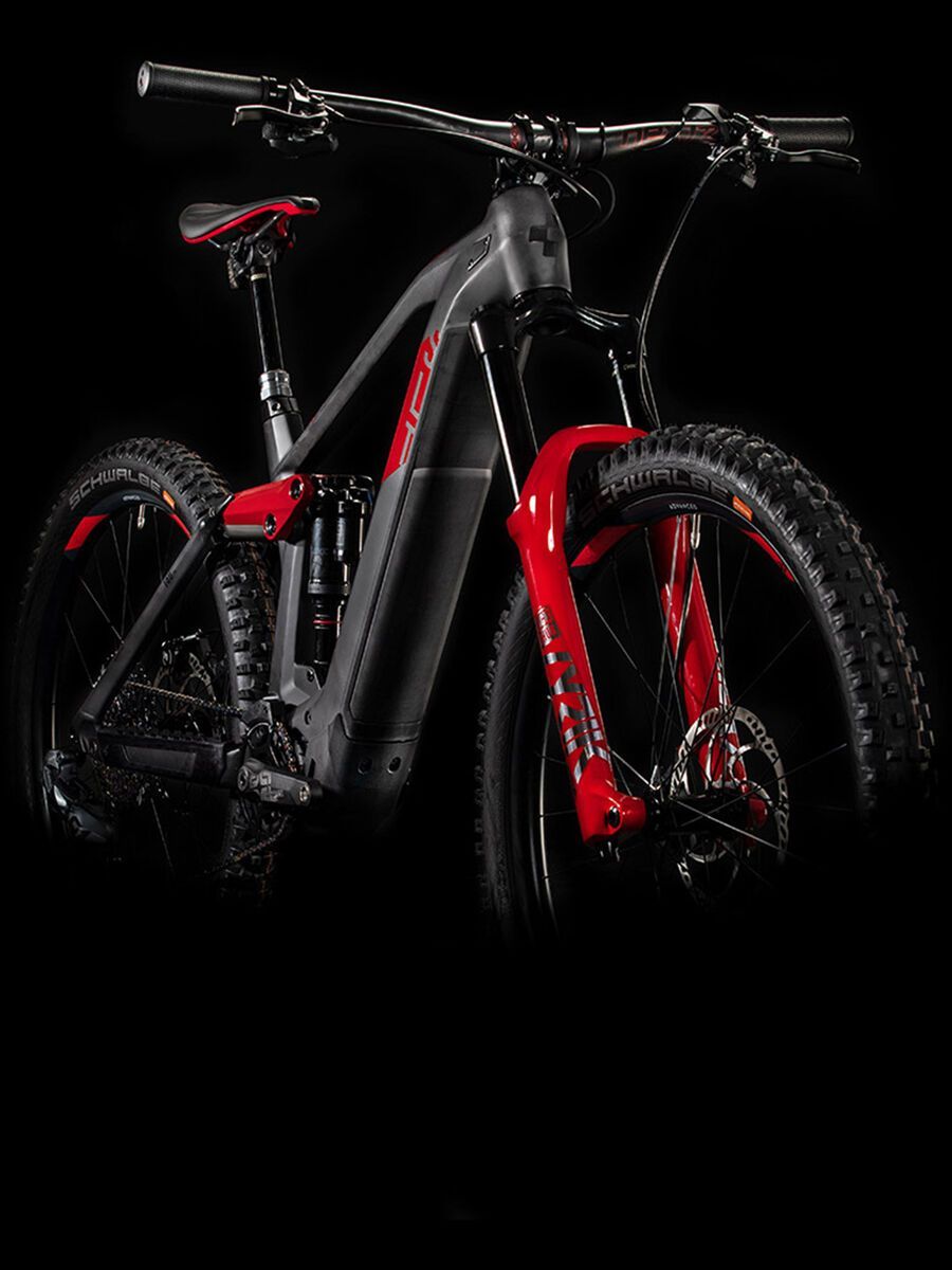 Cube Stereo Hybrid 160 HPC SLT 27.5, carbon´n´red - Bild 2