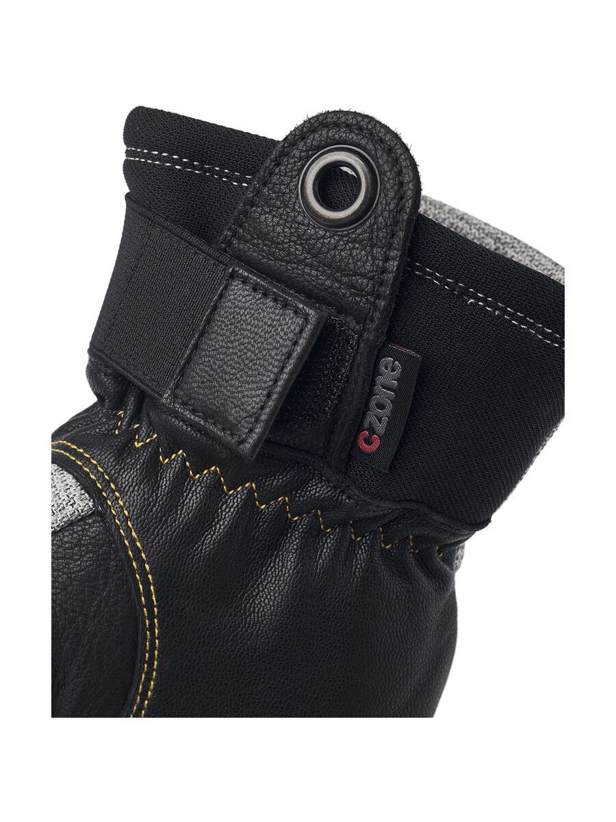 Hestra Couloir 5 Finger, light grey/black - Bild 5