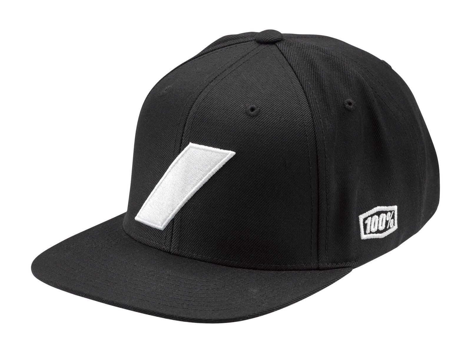 100% Slash Snapback Hat, black - Bild 1