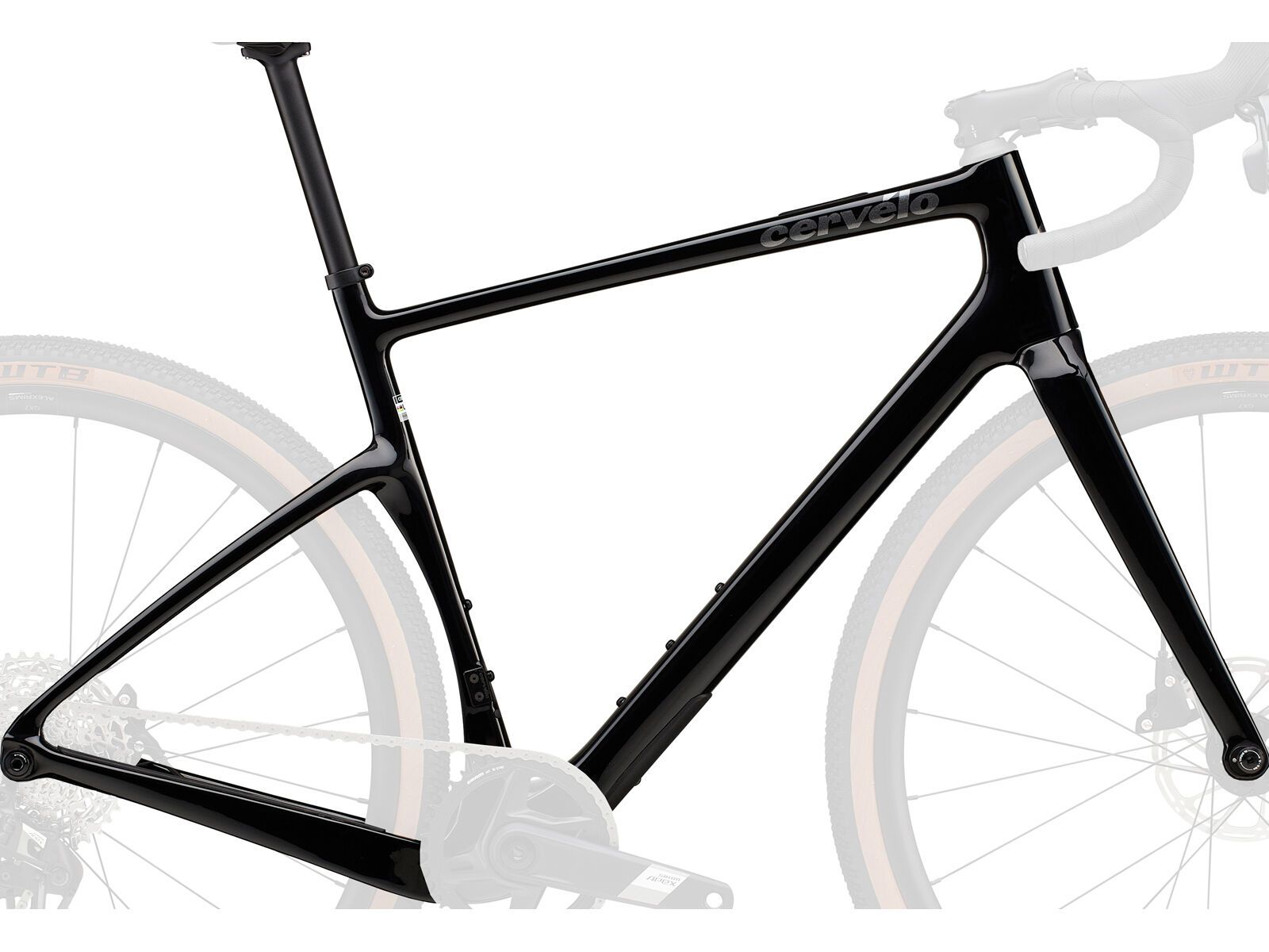 Cervelo Aspero Frameset, black/charcoal - Bild 1