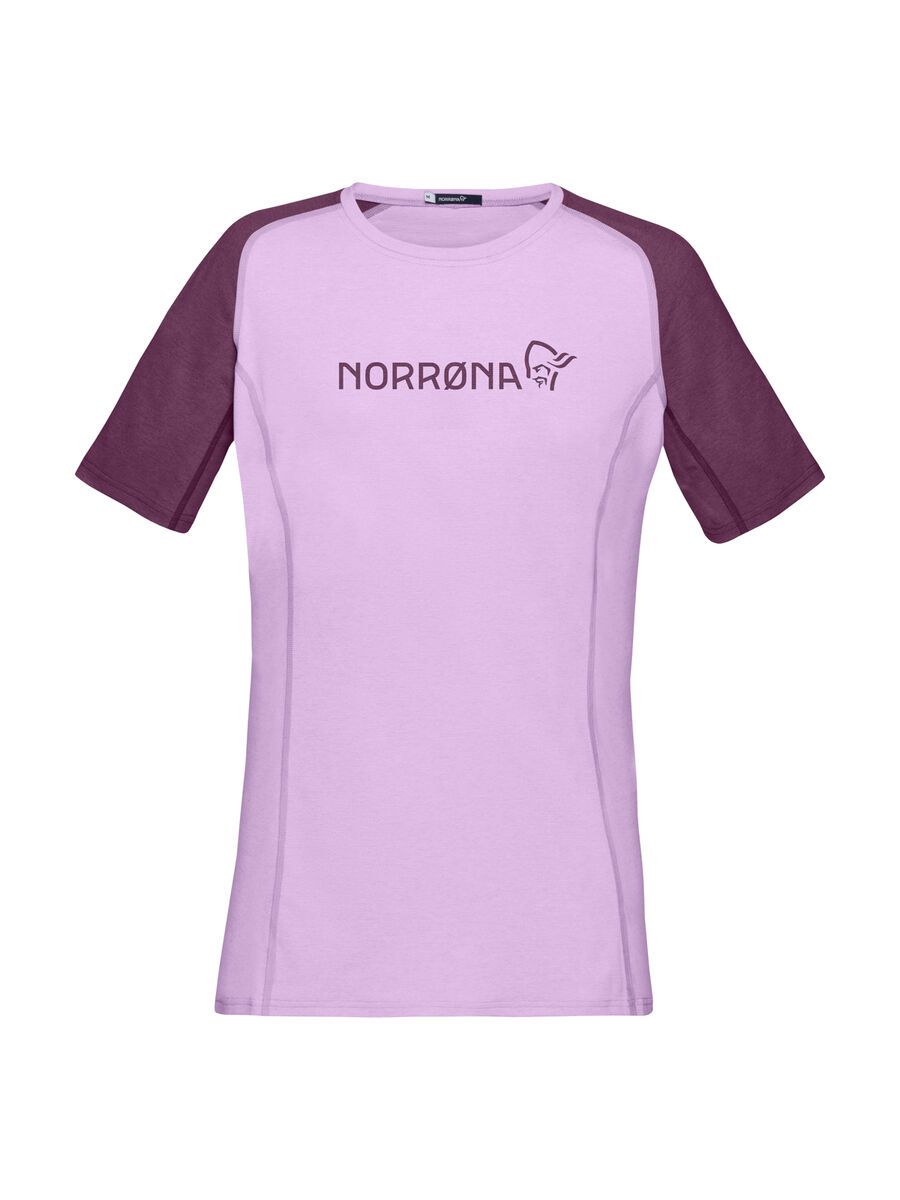 Norrona fjørå equaliser lightweight T-Shirt W's, dark purple/violet tulle - Bild 1