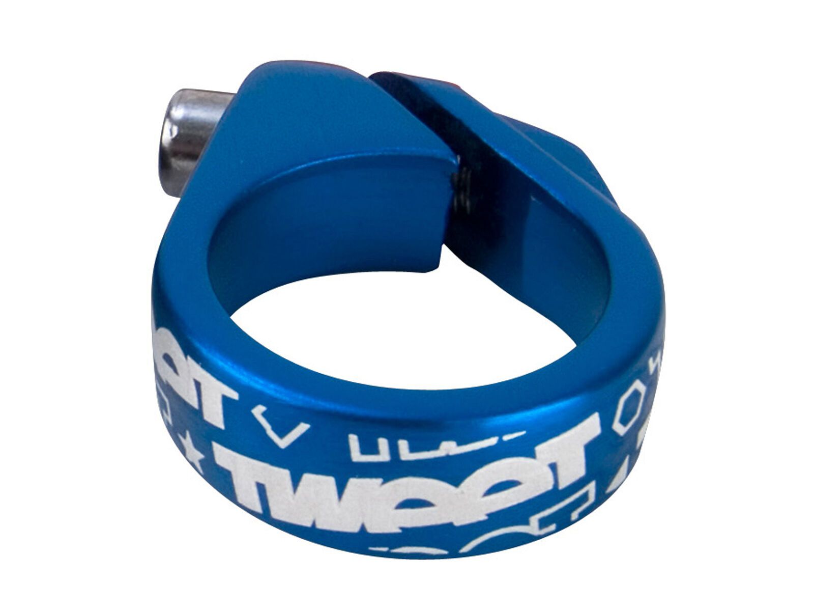 Spank Tweet Tweet Seat Post Clamp, blue - Bild 1