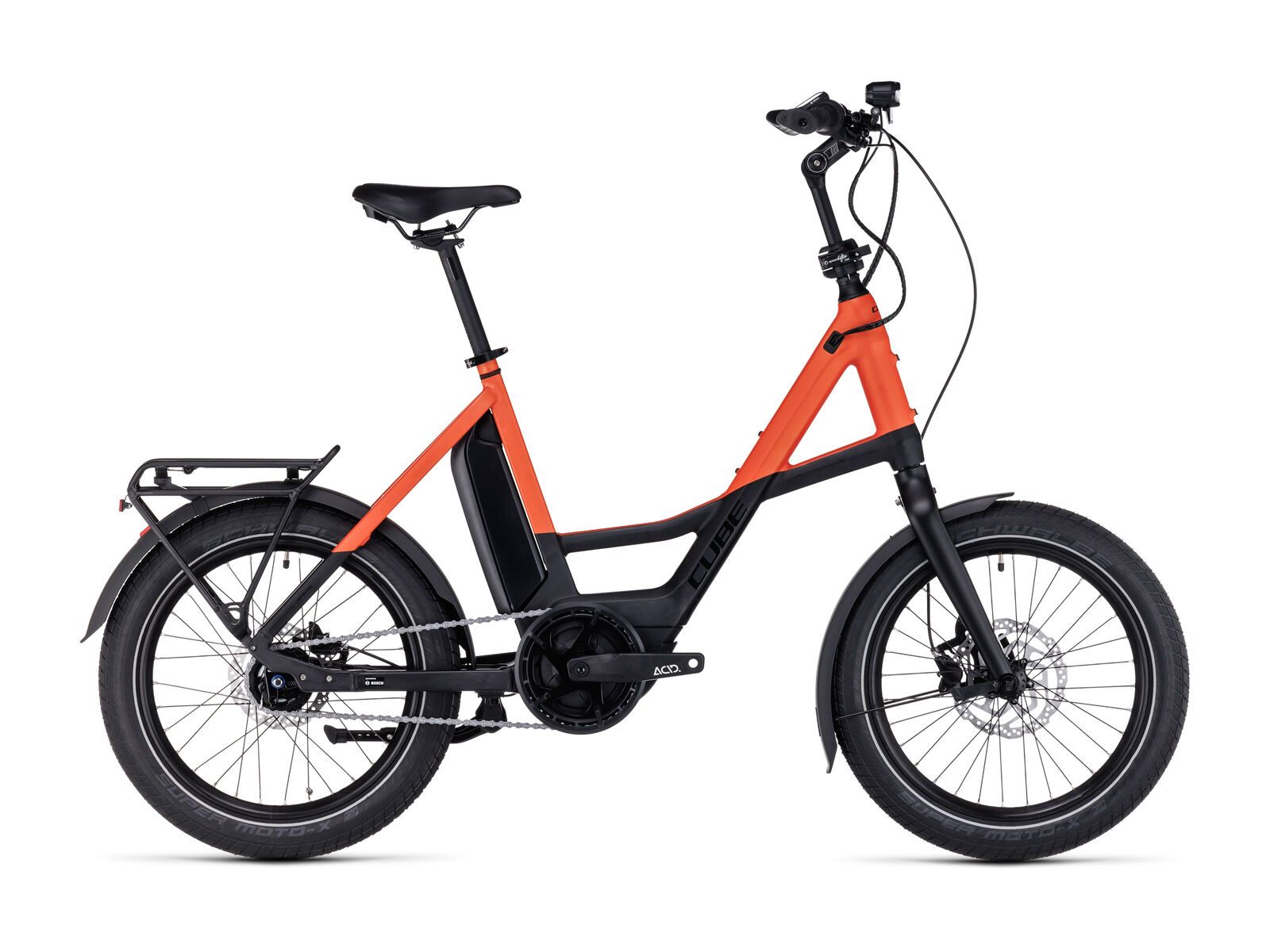 Cube Compact Hybrid 500, black´n´sparkorange - Bild 1
