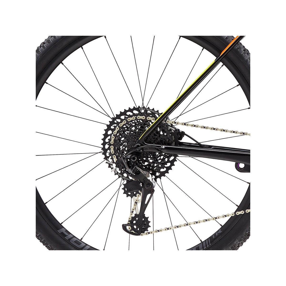 Cannondale F-Si Carbon 2, black pearl w/ acid red, tangerine and volt - Bild 6