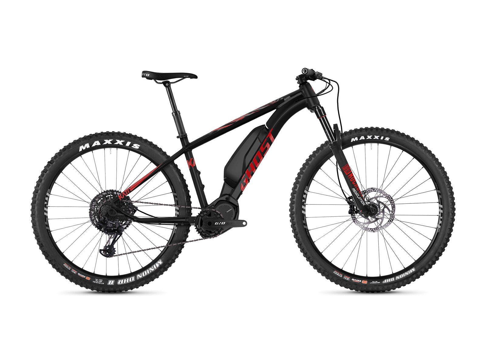 Ghost Hybride Kato X S8.7+ AL, night black/riot red/iridium silver - Bild 1