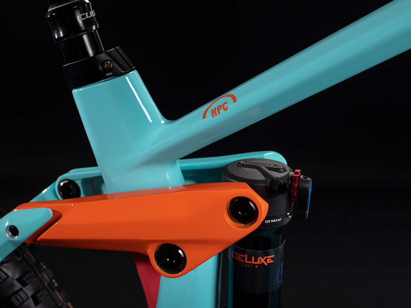 Cube Stereo Hybrid 160 HPC SL 27.5, glacierblue´n´orange - Bild 5