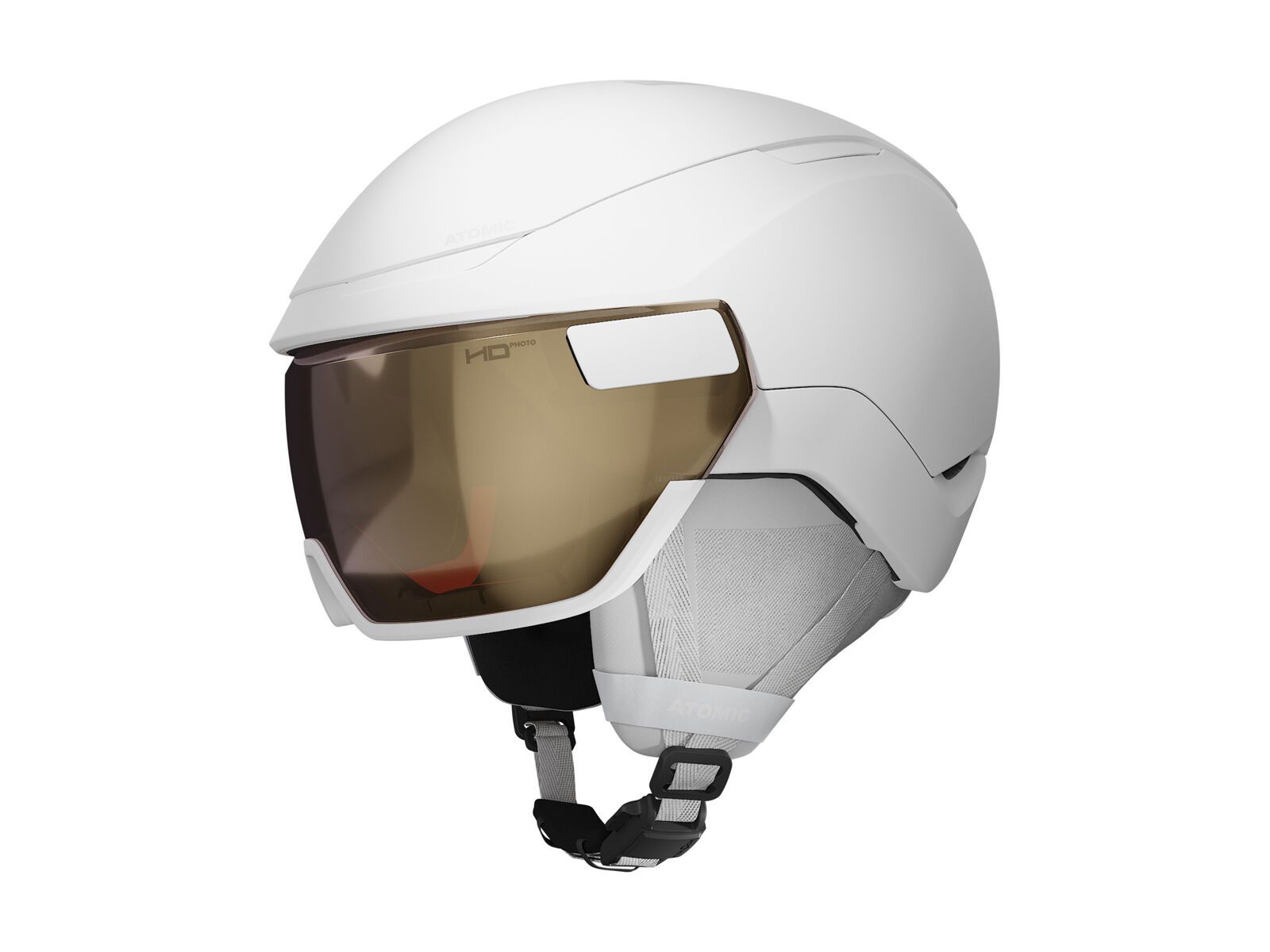 Atomic Revent GT AMID Visor, Amber Gold HD Photo / white heather - Bild 1