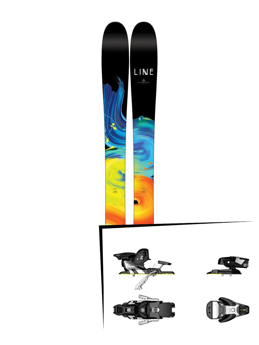 Set: Line Pandora 110 2017 + Salomon STH2 WTR 13 (1456104) - Bild 1