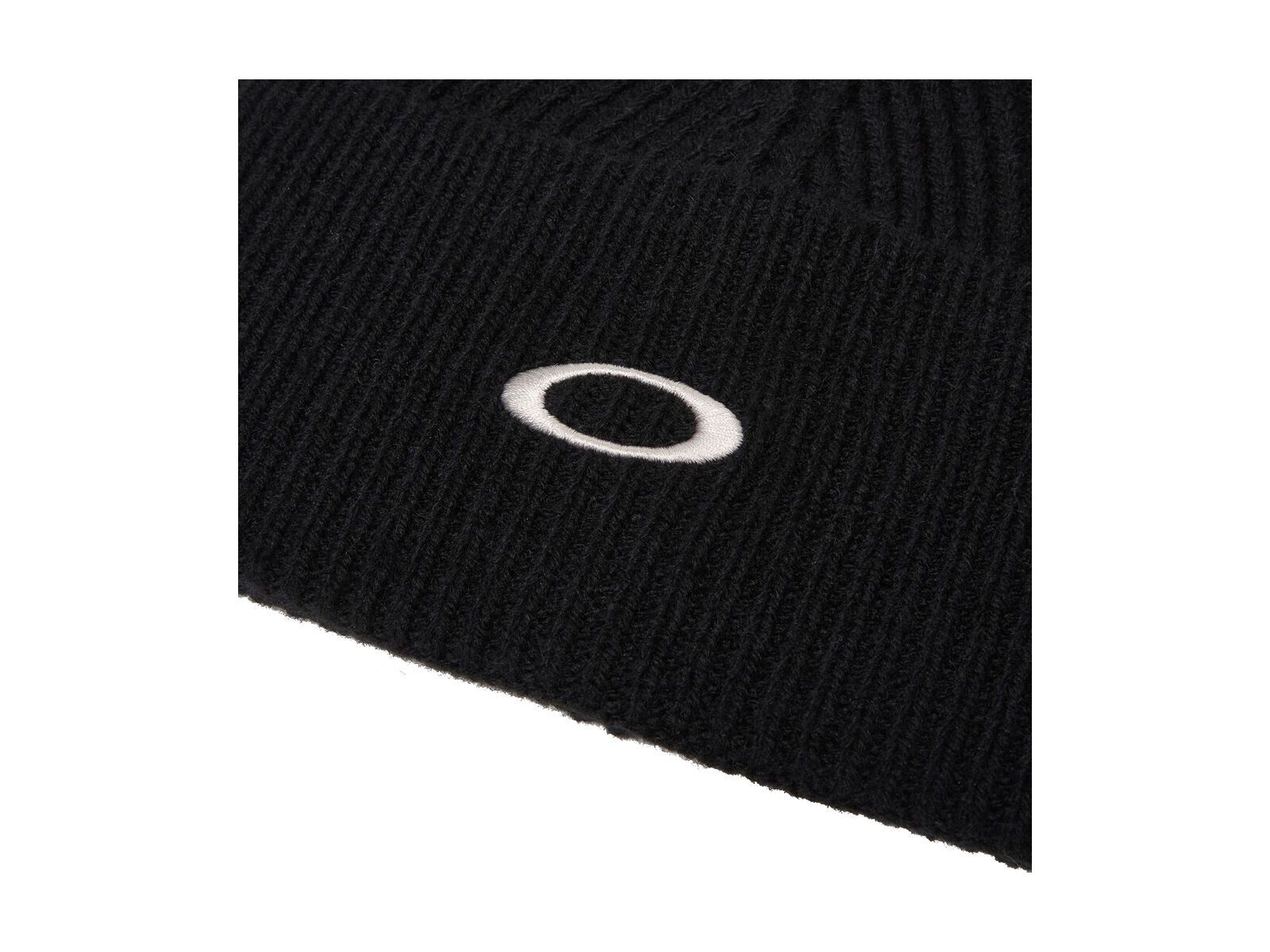 Oakley Ellipse Ribbed Beanie, blackout - Bild 3