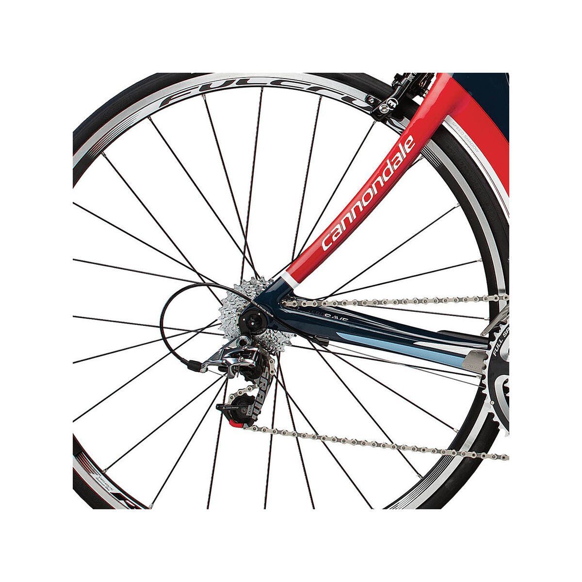 Cannondale Slice Hi-Mod Red, mariner blue w/ race red and 40 blue accents gloss - Bild 3