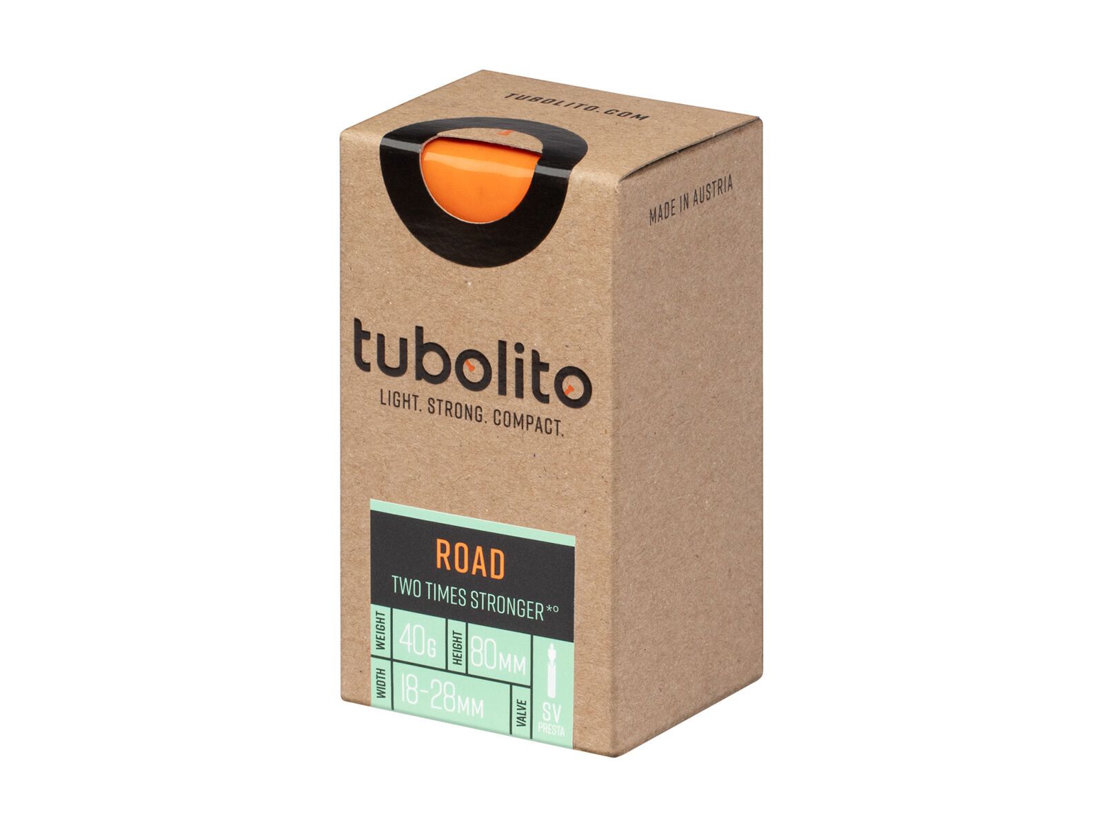 Tubolito Tubo-Road 80 mm - 700C x 18-28 orange 33000032