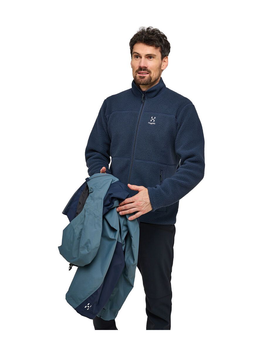 Haglöfs Mossa Pile Jacket Men, tarn blue - Bild 7